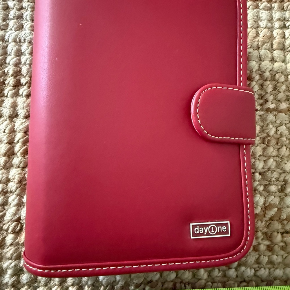 Franklin Covey Red Day-Timer Folio Planner